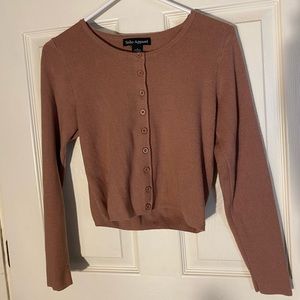 Button Up Brown Long Sleeve